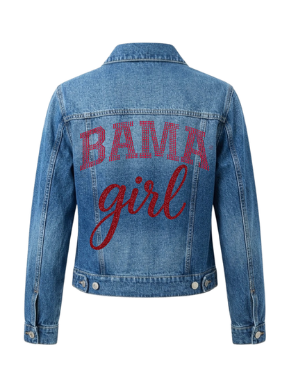 University of Alabama Bama Girl Blue Denim Jacket