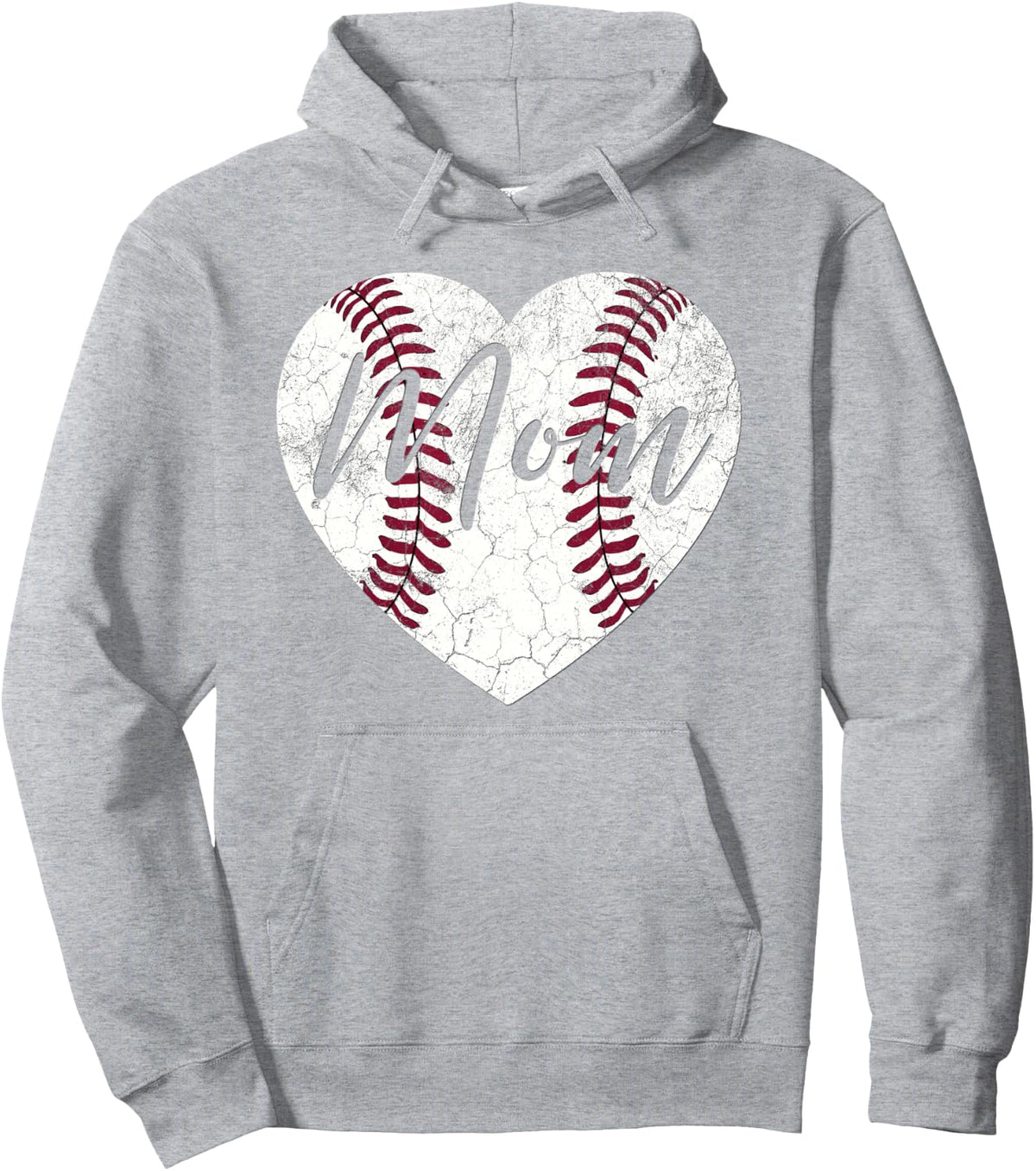 Baseball Mommy Mom Mama Women Wife Pullover Hoodie