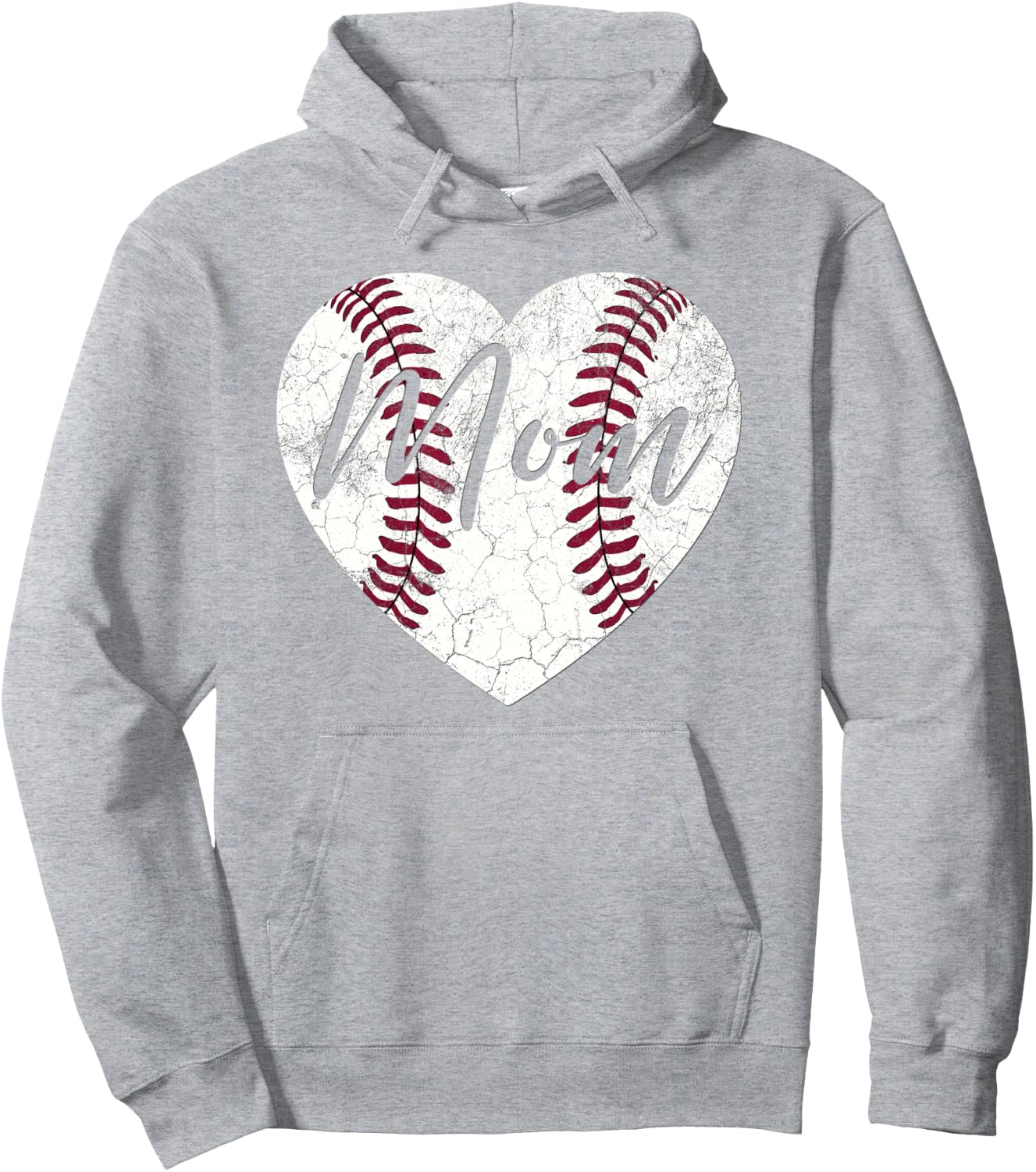 Baseball Mommy Mom Mama Women Wife Pullover Hoodie