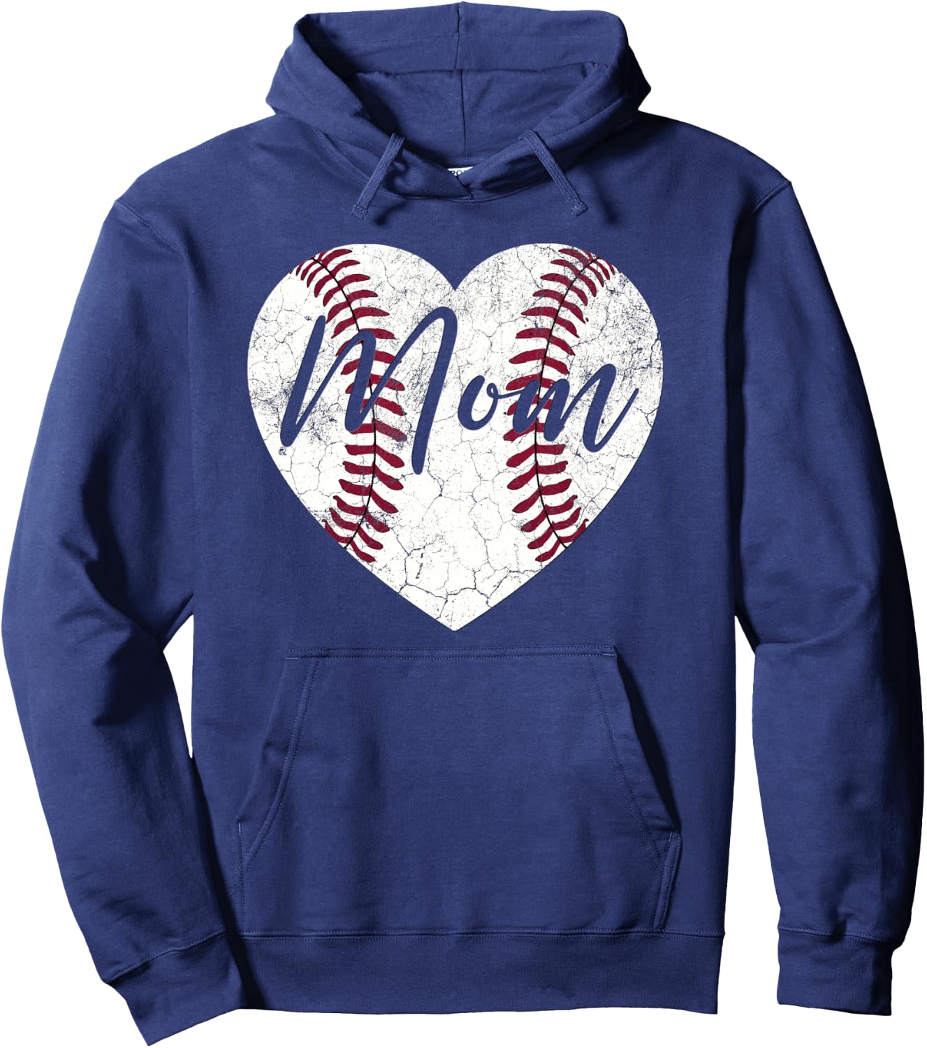 Baseball Mommy Mom Mama Women Wife Pullover Hoodie
