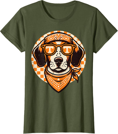 Tennessee Dog Sunglasses T Bluetick Coonhound Women Men Kids T-Shirt