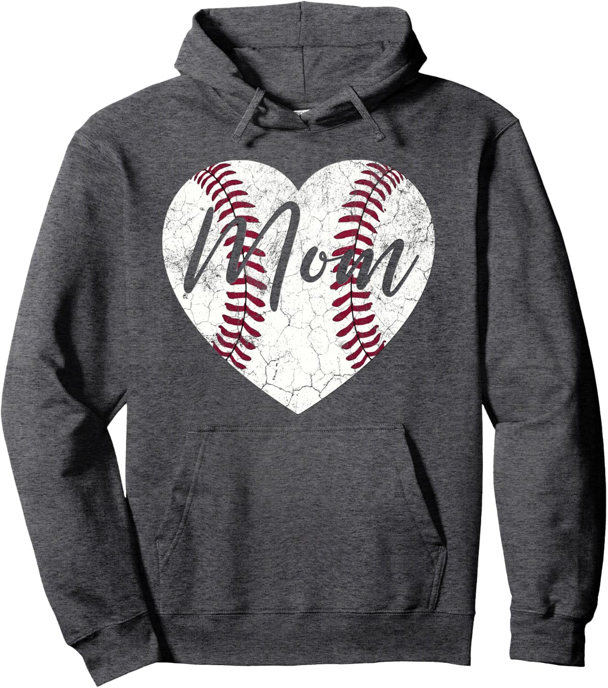 Baseball Mommy Mom Mama Women Wife Pullover Hoodie