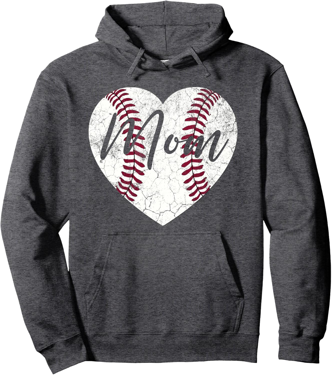 Baseball Mommy Mom Mama Women Wife Pullover Hoodie