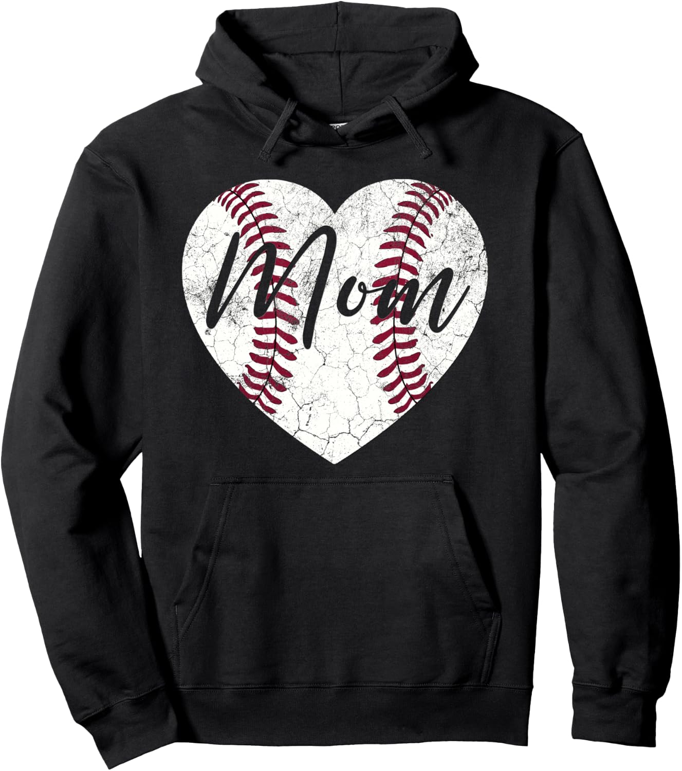 Baseball Mommy Mom Mama Women Wife Pullover Hoodie