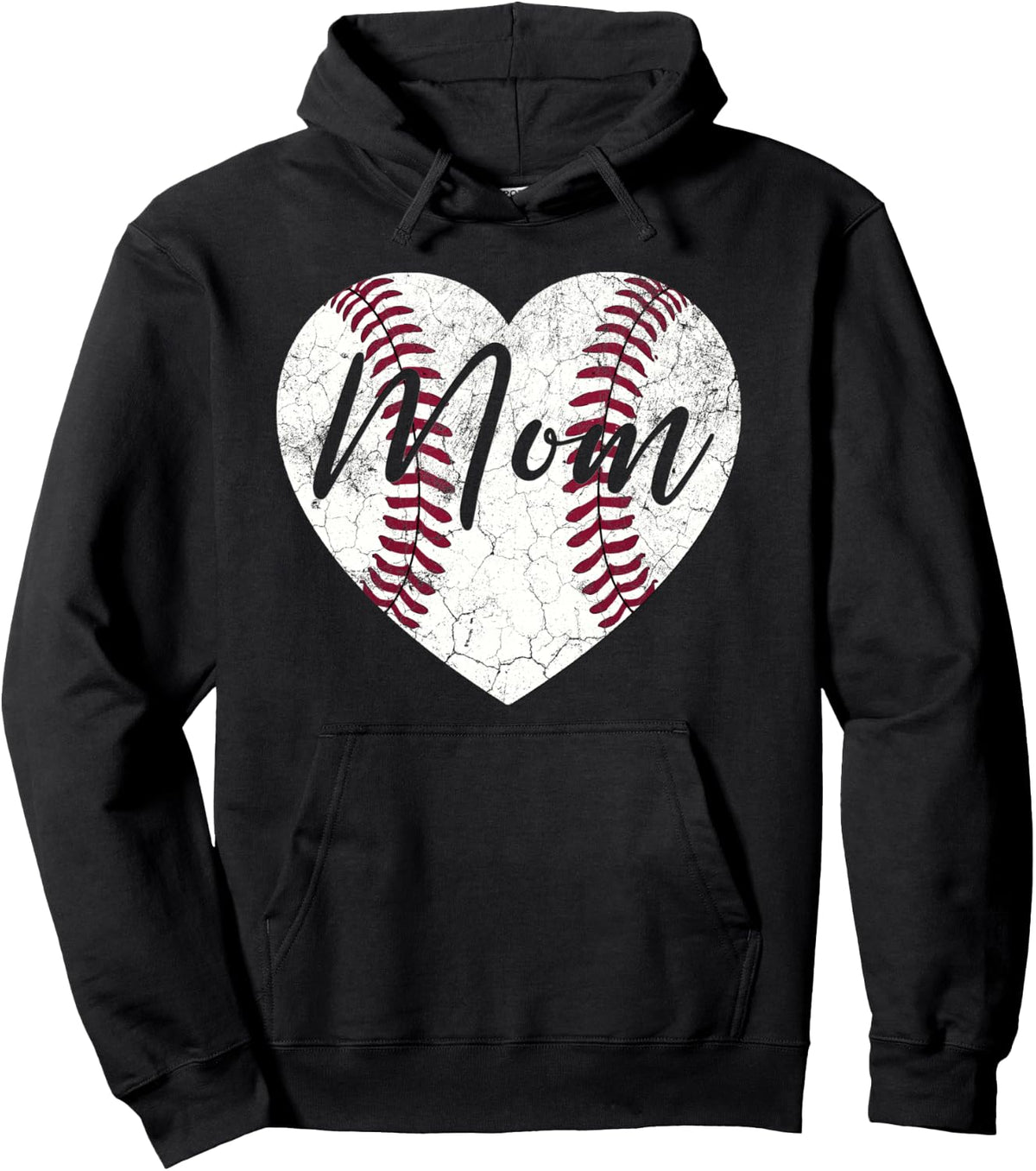 Baseball Mommy Mom Mama Women Wife Pullover Hoodie