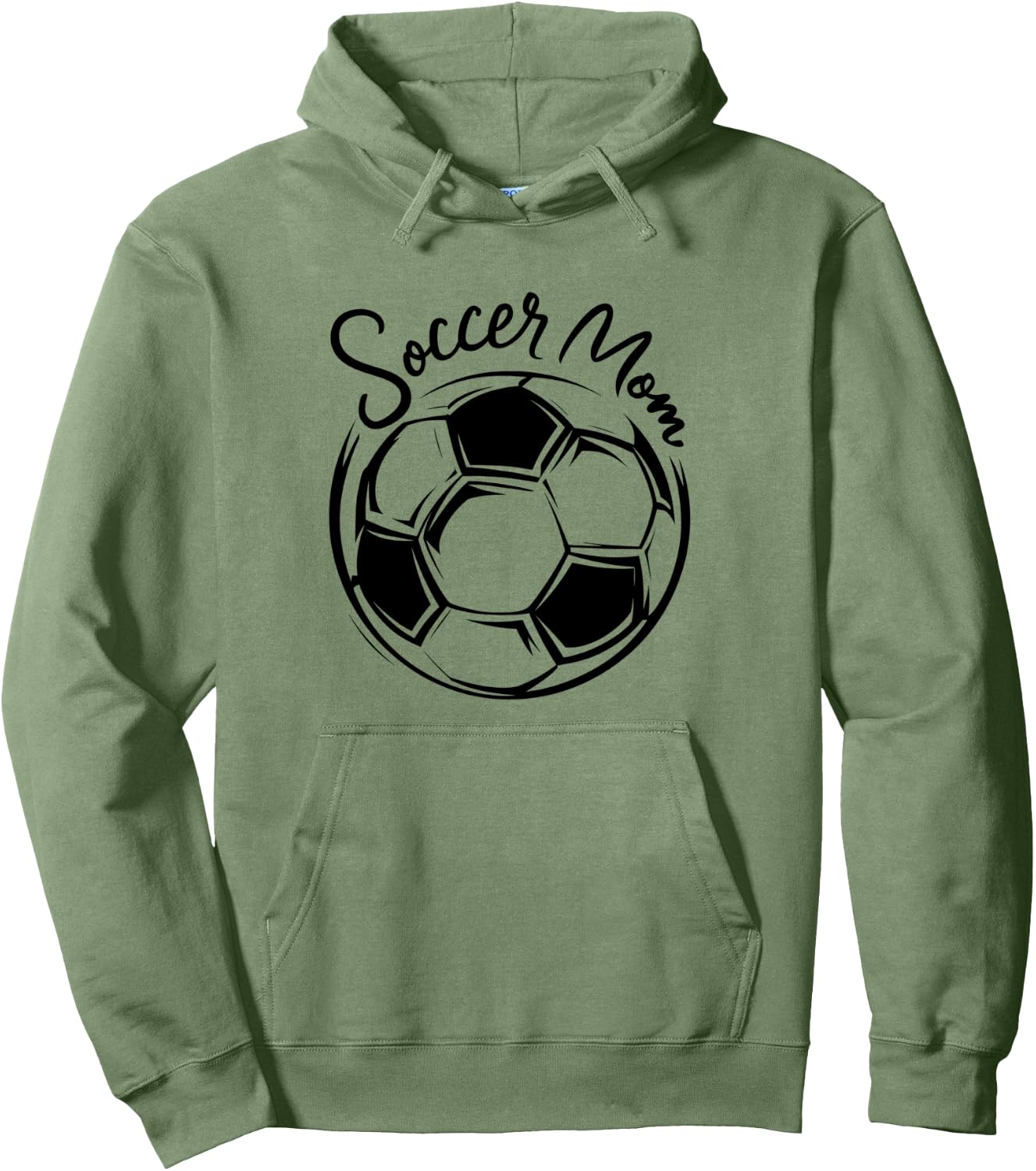 Soccer Mom Proud Football Mothers Game Day Sporty Moms Pullover Hoodie