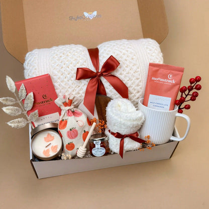 Fall Comforting Thinking Of You Gift Basket for Women