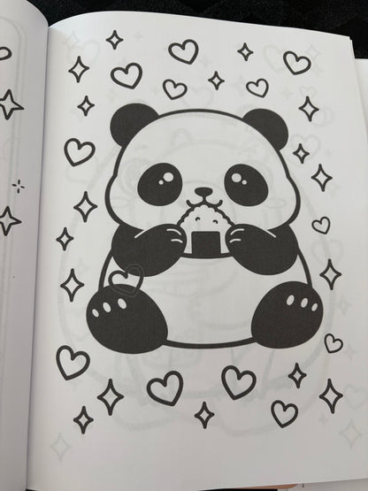 Fluffy Tails and Happy Trails: My First Coloring Book | Created by Krimzen & White