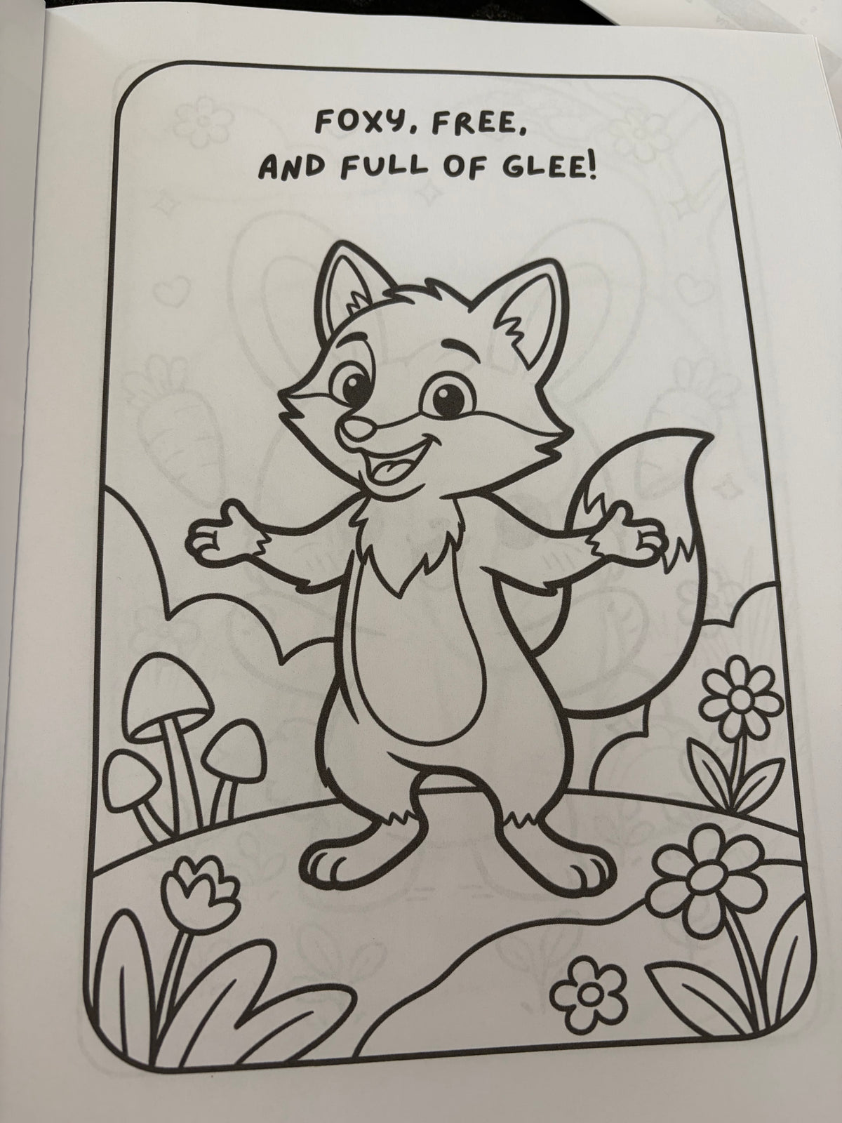Fluffy Tails and Happy Trails: My First Coloring Book | Created by Krimzen & White