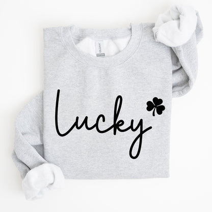 Lucky Shamrock St Patrick's Day Cozy Festive Celtic Celebration Edition Keepsake Sweatshirt