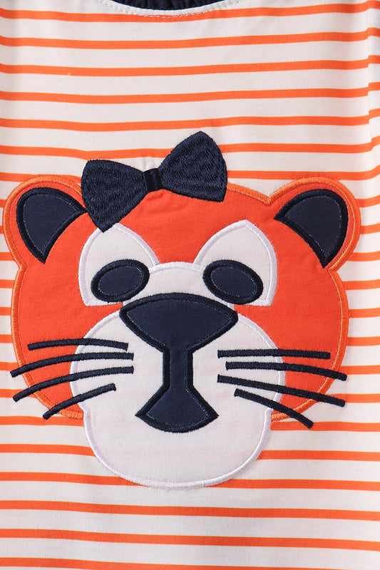 Au Tiger Applique Stripe Set