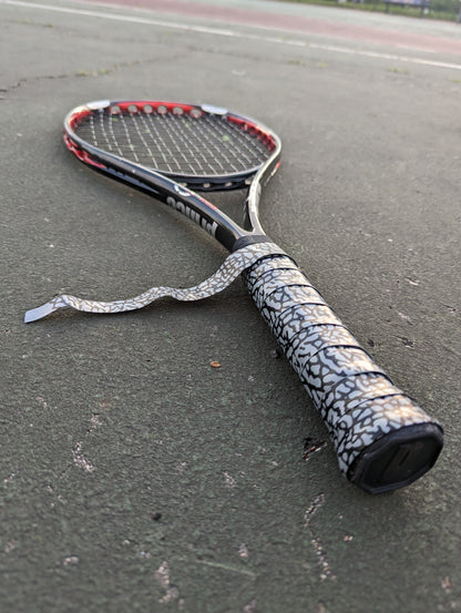 Pickleball/Tennis Overgrip Grip Tape from Kicks Grips - Elephant Print (3-Pack)