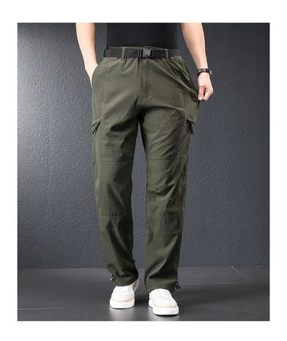 Men’s Ice Silk Quick Dry Hiking & Travel Pants – Lightweight Outdoor Casual Summer Wear
