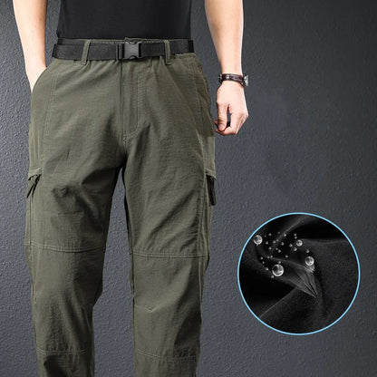 Men’s Ice Silk Quick Dry Hiking & Travel Pants – Lightweight Outdoor Casual Summer Wear