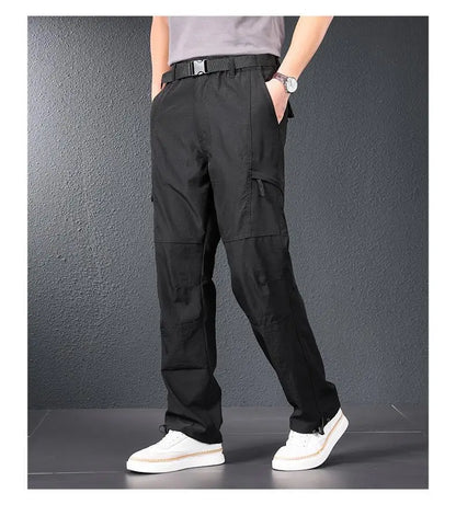 Men’s Ice Silk Quick Dry Hiking & Travel Pants – Lightweight Outdoor Casual Summer Wear