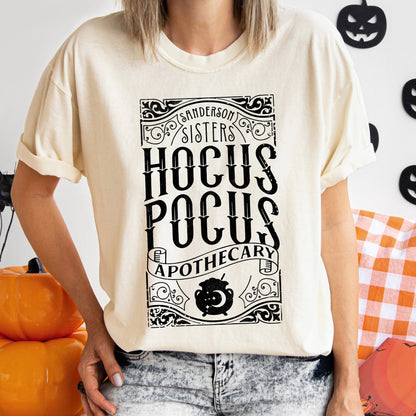 Hocus Pocus Retro Halloween Comfort Colors Tee