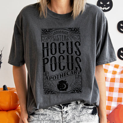 Hocus Pocus Retro Halloween Comfort Colors Tee