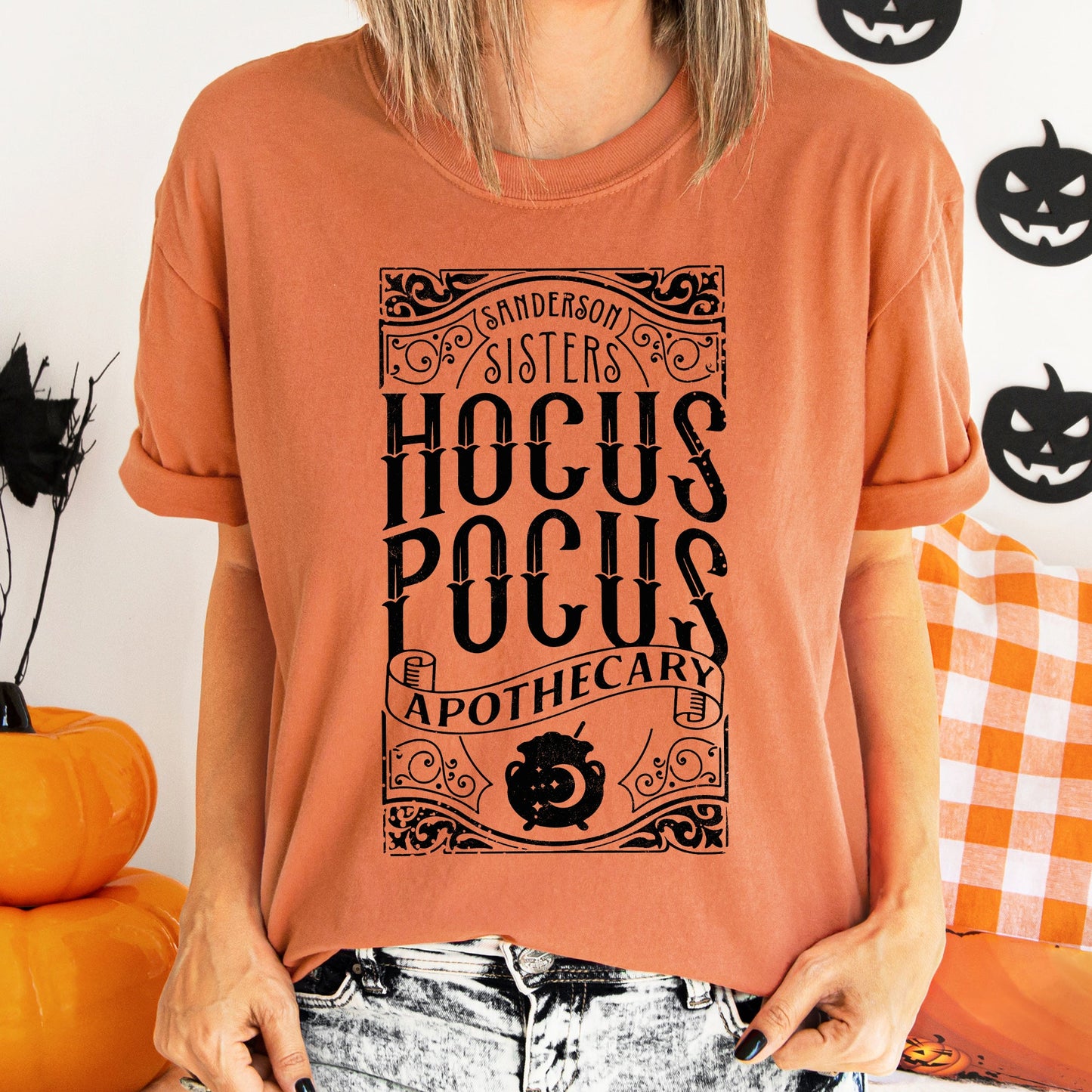 Hocus Pocus Retro Halloween Comfort Colors Tee