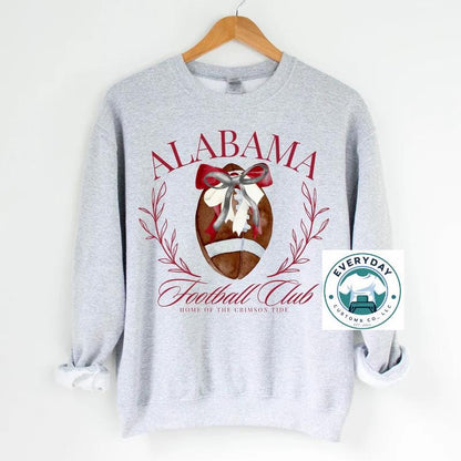 Alabama Football Club Crewneck - In-House Crafted Quality | Everyday Customs Co.