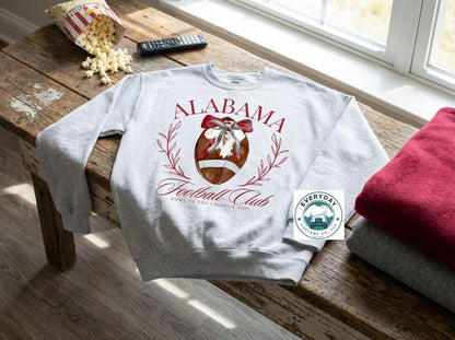 Alabama Football Club Crewneck - In-House Crafted Quality | Everyday Customs Co.