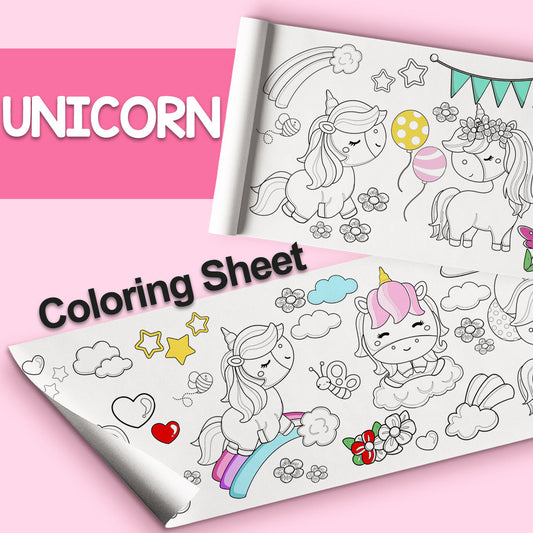Giant Coloring Paper Activity Roll for Kids, 24"X100"