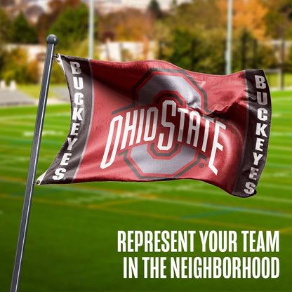 BSI PRODUCTS, INC. - Alabama Crimson Tide 3’x5’ Flag with Heavy-Duty Brass Grommets - UA Football, Basketball & Baseball Pride - High Durability - Designed for Indoor or Outdoor Use - Great Gift Idea