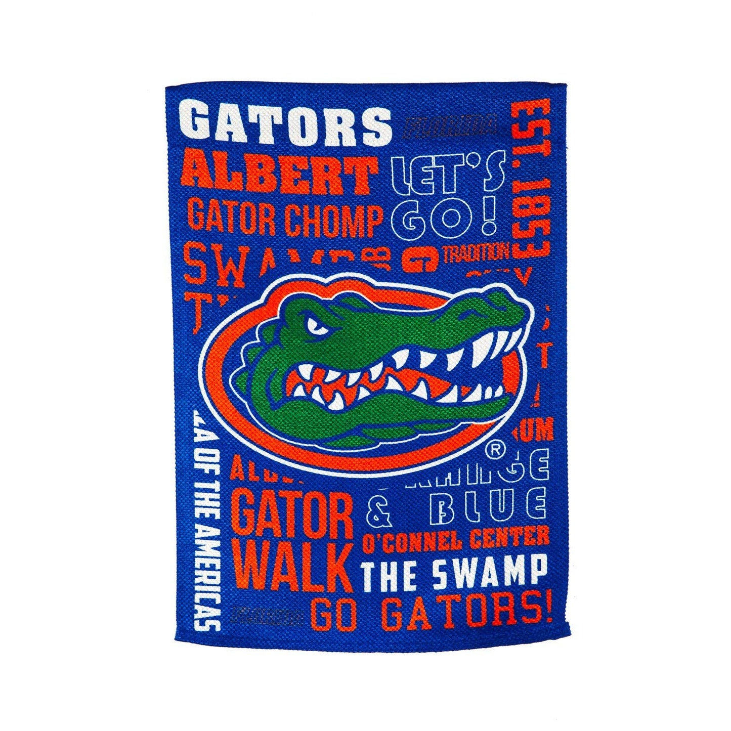 University of Florida Gators Premium Double Sided Garden Flag Banner, Fan Rules Design, 13x18 Inch, Display Stand Sold Seperately, Officially Licensed