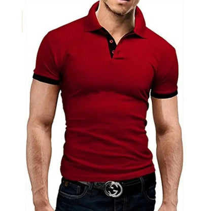 New Polo Shirt Men Summer Cool Men's Shirts Sleeve Polo Business Clothes Luxury Men Tee Shirt Polos Women's Short Sleeves Summer Men's T-Shirt Short Sleeved Lapel Casual T-Shirt for Male Half Sleeve Tops