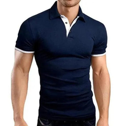 New Polo Shirt Men Summer Cool Men's Shirts Sleeve Polo Business Clothes Luxury Men Tee Shirt Polos Women's Short Sleeves Summer Men's T-Shirt Short Sleeved Lapel Casual T-Shirt for Male Half Sleeve Tops