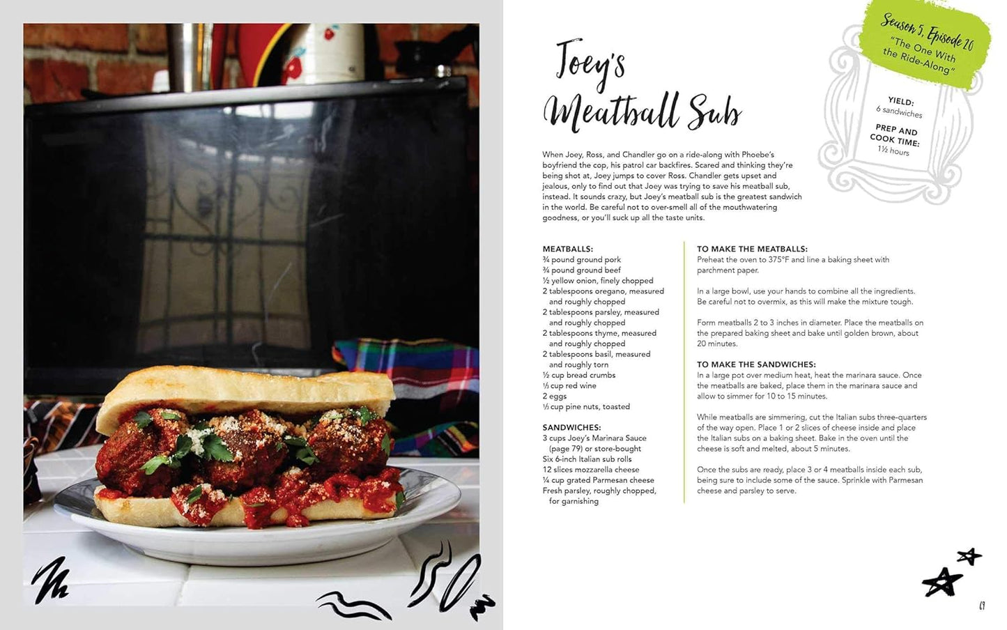 Friends: The Official Cookbook and Apron Gift Set